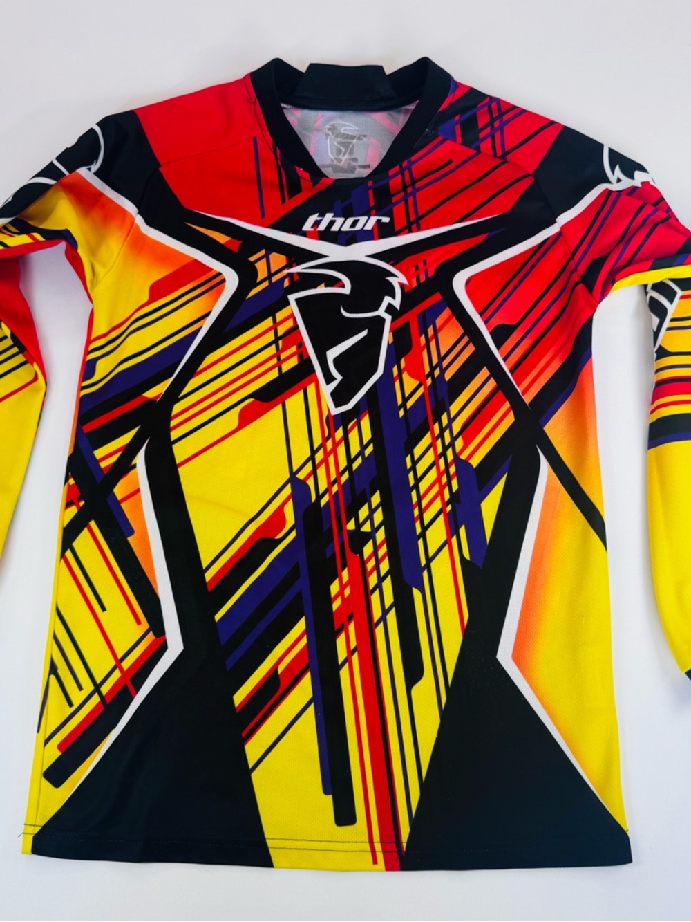 Thor Racing MX Jersey in Yellow Red Black